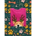 thumbnail image 3 of Jolly Corgi Reindeer Antlers Sweatshirt Men - Men Sweatshirt, 2XL, 3 of 4