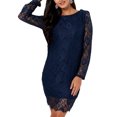 thumbnail image 3 of YOINS Femmes Robes Sexy Dentelle Tissu Bodycon Dos Nu Robe Coupe-Vent, 3 of 14