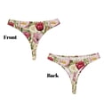 thumbnail image 3 of Fotbe Tulips Flowers Tanga Sin Costuras para Mujer con Estampado – Panties Invisibles, Transpirables y Cómodos para Uso Diario-Small, 3 of 6