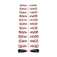 thumbnail image 1 of Uñas postizas HUOGUO T trapezoidales largas, 24 piezas, 1 of 2