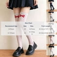thumbnail image 5 of StSilkitty Over the Knee Socks for Girls Cute Bowknot Lightweight Soft Knit Socks School Uniform Socks Size 3-13, 5 of 5