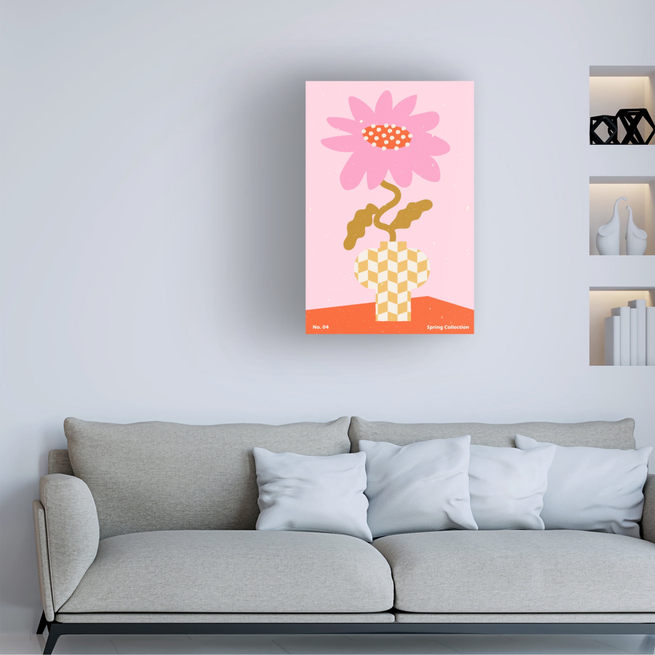 Trademark Fine Art NKTN Spring Flower 04 Canvas Wall Art