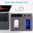 thumbnail image 3 of Wireless Charging Gaming Mouse Pad Extended Mouse Mat Anti Fray Stitching & Non Slip Grip Wireless Charger Compatible with Qi Enabled Phones & Devices, 3 of 5
