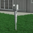 thumbnail image 6 of Mayne 4" x 27" No Dig Galvanized Steel Ground Hardware Anchor, 1 Pack, 6 of 6