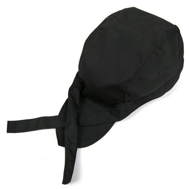 Gorra de trabajo de chef con punta de cinta pirata, ajustable, para camareros, hombres y mujeres, para trabajo en cocina de restaurante