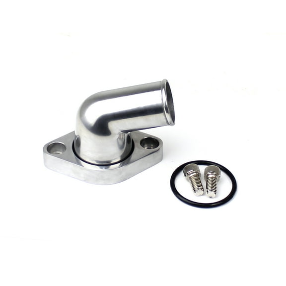 Speedmaster PCE191.1010 Compatible with Chevy SBC 350 15 Degree Swivel Aluminum Thermostat Housing Water Neck Polished