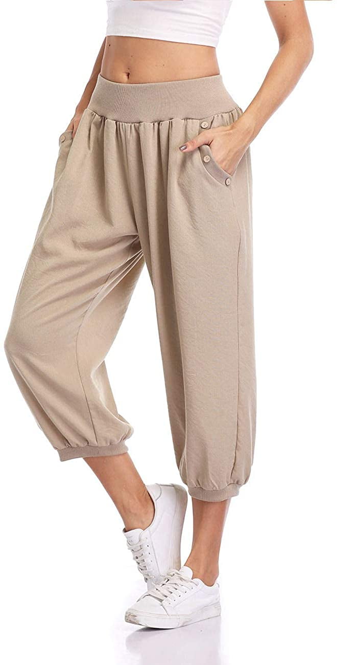 loose fitting yoga pants with pockets