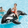 thumbnail image 1 of Orca Inflatable Doll Beach Party Outdoor Fun Summer Accessories Swimming Ring Inflatable Whale Water Party Toys Seat Ride_Perfect Gift, 1 of 4