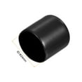 thumbnail image 3 of Unique Bargains 50 Pcs Round Rubber End Caps 0.94 inch Black Vinyl Cover Screw Thread Protectors for Metal Chair Tips, 3 of 7