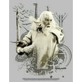 thumbnail image 2 of Women's The Lord of the Rings Fellowship of the Ring Gandalf Ready for Battle  Graphic Tee Athletic Heather 2X Large, 2 of 4