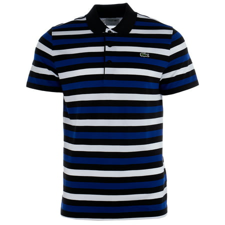 Lacoste SPORT Lightweight Striped Knit Tennis Polo Shirt  - (Best Price Lacoste Polo Shirt)