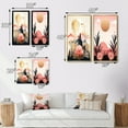 thumbnail image 4 of Designart "Pastel Gold Serenity Boho Landscape I" Modern Geometric Framed Wall Art Set Of 2 - Modern Pink Frame Gallery Set For Office Decor, 4 of 6