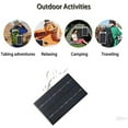 thumbnail image 4 of 2W 5V Solar Panel USB Battery Charger Outdoor Portable for Laptop Bank Waterproof Polysilicon Solar Charger, 4 of 5