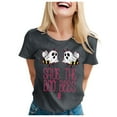 thumbnail image 1 of YDLCAFD Lace Tops for Women Cancer Shirt Women Breast Cancer Shirts Ribbon Breast Cancer Awareness Rainbow T Shirts Cancer Short Sleeve Tops Women Plus Size Tops Chiffon Tops for Women, 1 of 4