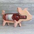 thumbnail image 2 of Lubelski Animal Shape Wooden Countertop Wine Rack with Anti-Slid Base, 2 of 8