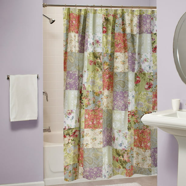 Blooming Prairie Shower Curtain, Cottage Style Shower Curtains