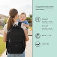 thumbnail image 5 of DUKAP BABY-Pro Expandable Diaper Backpack – Black, 5 of 6