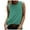 Green, variant on TSADFHJI Tank Tops for Women Loose Fit Pack Women Vest Sleeveless Tanks Summer Casual Tops O Neck Solid Color Casual Shirts Slim Fit Blouse Xxl White