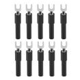 thumbnail image 2 of Fork Wire Connector, Reliable Spade Plug U Type High Strength Rugged Lightweight  For Multimeter Black, 2 of 8