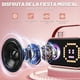 thumbnail image 3 of Bocina Bluetooth JYX, Altavoz Portátil con 2 Micrófonos Inalámbricos, 15 Animaciones, Bocina para Fiestas con Voz Mágica y Divertida, Bocina Inalámbrico para Niñas, D58P-T, 3 of 9