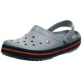thumbnail image 2 of Crocs Unisex Crocband Clogs - Light Grey/Navy - M5W7, 2 of 5