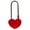 Red 1, variant on Love Lock Heart Padlock,Fashion Heart Lock Wishing Padlock for Wedding,Valentines,Anniversary(NO Key)