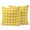 Yellow, variant on Yellow Plaid Outdoor Pillow Covers 24x24 Set of 2,Waterproof Patio Throw Pillowcase Protectors,Watercolor Grid Checker Gingham Farmhouse Decorative Pillow Shams Cushion Covers for Seat Bed Couch Sofa
