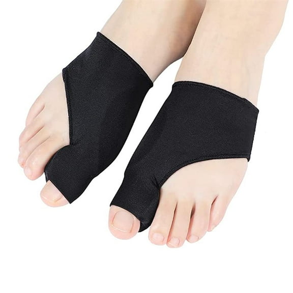 NOGIS Bunion Corrector (1 Pair) - Toe Straightener for Women and Men Big Toe Separator - Bunion Relief, Toe Spacers for Feet, Toe Separator for Bunion, Bunion Pads (Black)