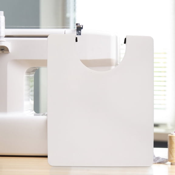 YOSADIER White Tailor Extension Plate Sewing Table 1 Piece Comfortable Expansion Accessory for Seamstress and Craft Professionals