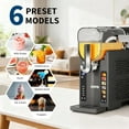 thumbnail image 2 of Slushie Machine No Ice Needed, with LED Display & 6 Pre-Set Programs,for Home, One-Touch Reservation & 6 Pre-Set Programs for Margaritas/Frappés/Ice Cream, 2 of 9