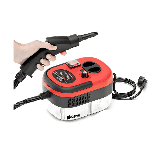 Máquina De Limpieza Bloosom A Vapor Portátil Con Carro 2500w Máquina Rojo