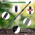 thumbnail image 6 of hltusyp 2-in-1 Garden Hoe Tool with Cultivator Rake  45" Long Handle Small weed Hoe for Weeding  Heavy Duty hand tiller Gardening Hoes for Raised Beds  Backyards Indoor Greenhouse  Ou, 6 of 9