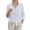 White, variant on UDAUDU Womens Linen Cover Up 2026 Beach Button Down Shirt Swimsuit Coverup Bathing Suit Cover Ups for Swimwear Vacation Sky Blue XL