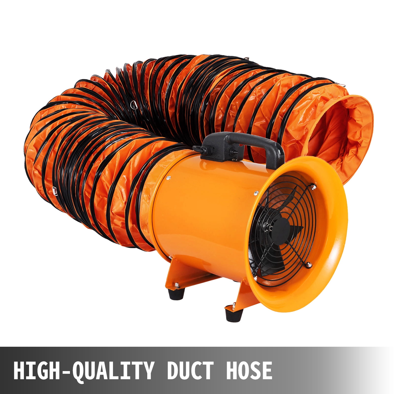 VEVOR Utility Blower 12 inch Ventilator Blower 2800 RPM Extractor Fan  Blower Portable Industrial High Velocity Blower with 10m Flexible PVC  Ducting 