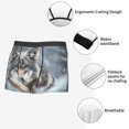 thumbnail image 3 of Naloa Majestic Snowy Wolf Mens Underwear - Boxers for Men, Mens Boxer Briefs, Classic Briefs for Men-Small, 3 of 5