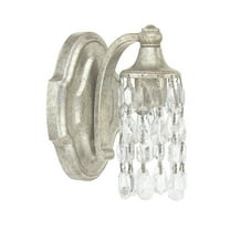 1 Light Wall Sconce In Transitional Style 5 High By 7.75 Wide-Antique Silver Finish Capital Lighting 8521As-Cr