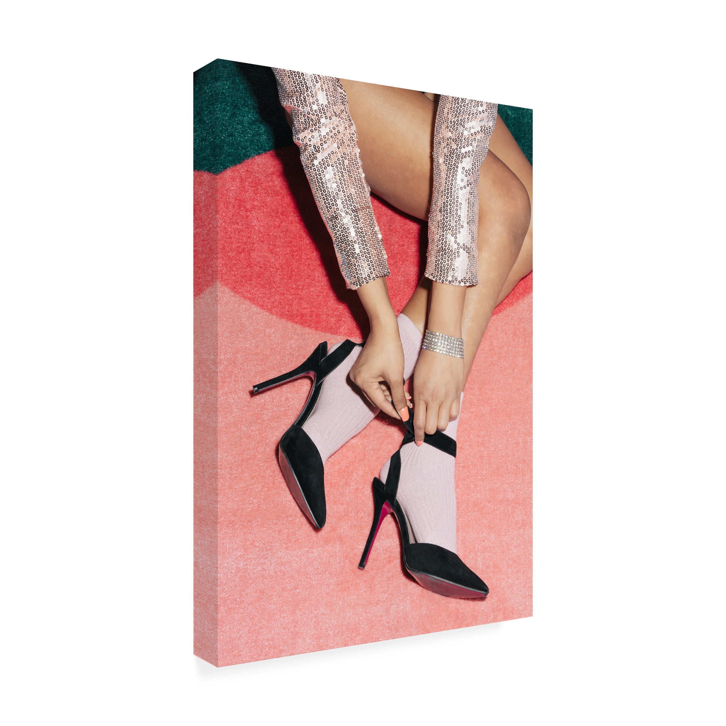 1x Studio III 'Getting Ready Pink' Canvas Art