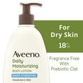 thumbnail image 3 of Aveeno Daily Moisturizing Body Lotion with Oat for Dry Skin, 18 fl oz, 3 of 12
