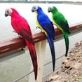 thumbnail image 5 of SPRING PARK 25/35cm Artificial Foam Feather Birds, Colorful Fake Parrots Artificial Birds, Simulation Mini Cute Animal Model Toys, Outdoor Home Garden Lawn Tree Decor, 5 of 7