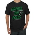 thumbnail image 2 of Wild Bobby Grease the Poles Broad Street Philadelphia Football Sports Men Graphic Tee, Black, Small, 2 of 5