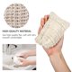 thumbnail image 2 of Paquete de 5 bolsas exfoliantes de jabón, protector de jabón Natural hecho a mano, bolsa de jabón de malla de sisal, bolsa de jabón en barra con cordón para uso en baño y ducha, 2 of 5