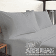 thumbnail image 3 of TESSO HOME Juego de Sábanas Ultrasoft – Máxima Suavidad y Frescura Todo el Año (QS Gris), 3 of 6