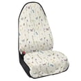 thumbnail image 2 of Uourmeti Car Seat Towel Cover, Compatible with SUV Sedan Van, Terry Cloth Car Seat Cover for Cars Drivers, Wildflower Butterfly Theme, 2 of 7