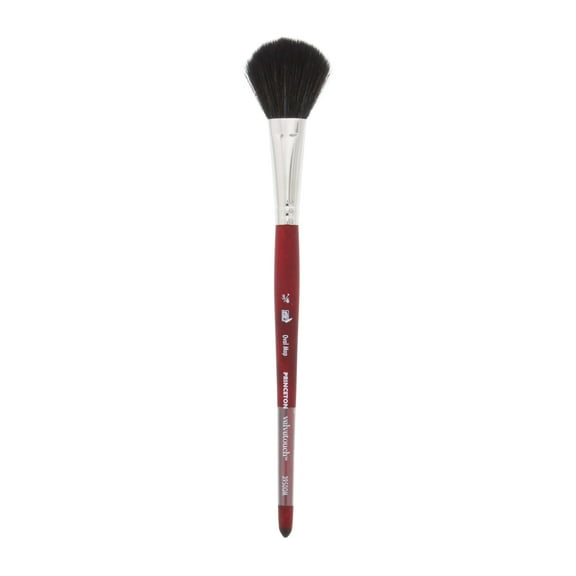 Princeton Brush Velvetouch Mixed Media Brush, Oval Mop, 3/4 in