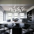 thumbnail image 6 of Sonneman 2895.25 Ballet 13 Light 27" Wide Led Abstract Multi Light Pendant - Black, 6 of 7