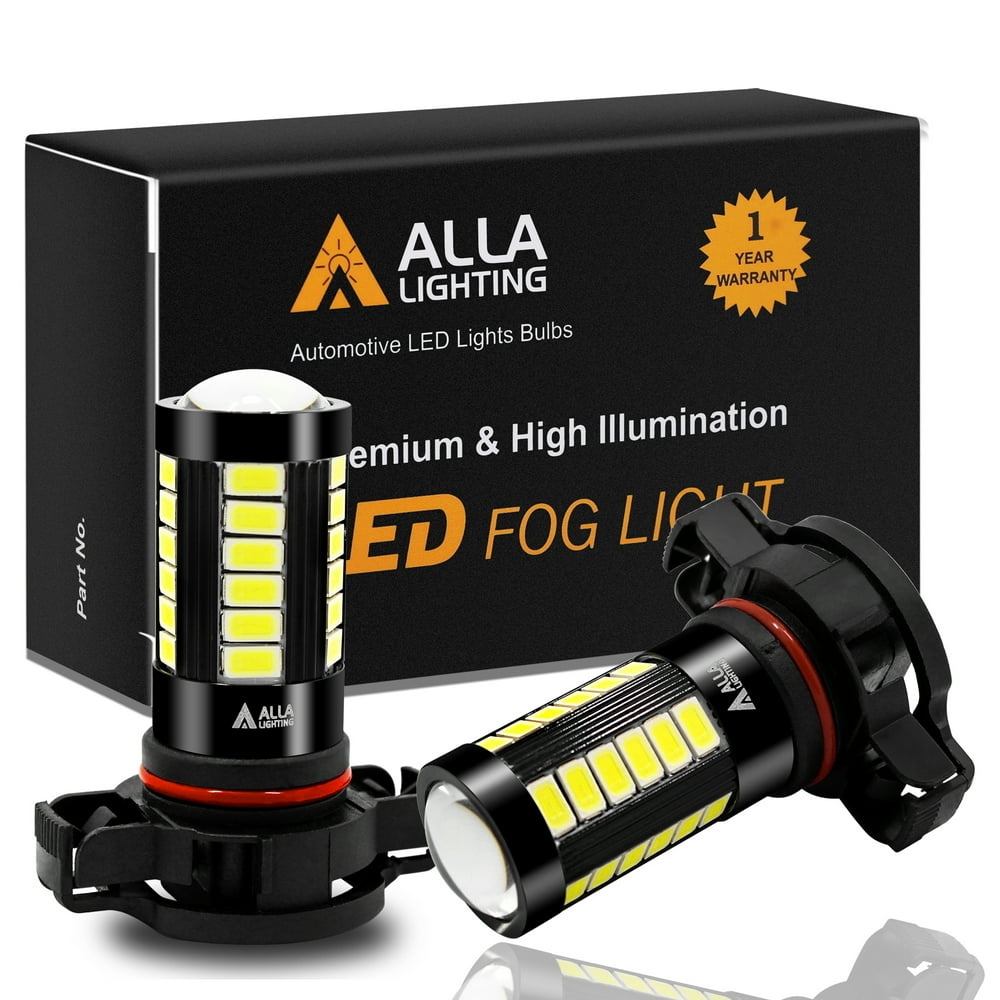 Alla Lighting 2800lm PSX24W 12276 2504 LED Fog Lights Bulb Xtreme Super