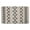 Black Lines (113), variant on Chic Moroccan 20x32 in Non-Slip Runner Rug - Ultra-Thin, Soft, & Washable. Perfect as Entryway Carpet, Bathroom, Laundry, Kitchen Rug. White Distressed Print Adds Elegance to Living Room