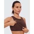 thumbnail image 3 of Sostén CRZ YOGA Butterluxe Cuello Alto Espalda Deportiva con Relleno Taupe M, 3 of 4