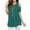 Green shirts for women, variant on up to 60% off Gifts Usmixi Shirts for Women Casual Solid Going out Loose Fit Cold Shoulder Tunic Tops Summer Trendy Plain Short Sleeve Crewneck Ladies Blouses Green XXXL