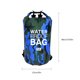 thumbnail image 3 of Advancent Bolsa de natación impermeable de 15/20L/30L, de saco seco, colores de camuflaje, pesca, canotaje, kayak, almacenamiento, bolsa de Deportes acuáticos Camuflaje Azul 23 x 63 cm Advancent OD1303-11B, 3 of 6